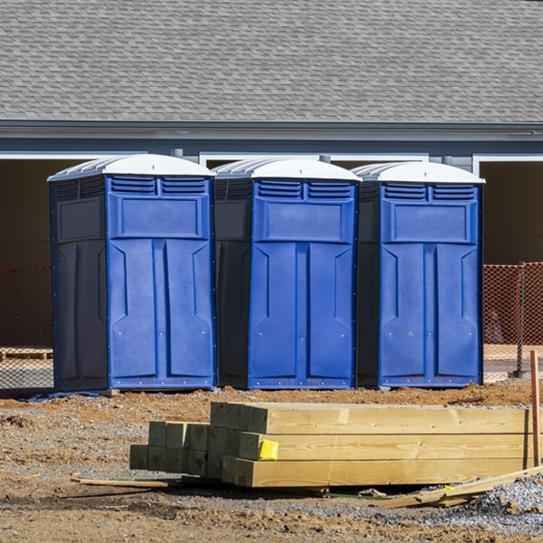 how can i report damages or issues with the porta potties during my rental period in Farnhamville